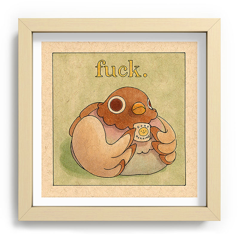 'Fuck' Pigeon 06 Framed Art Print Gallery Image 29