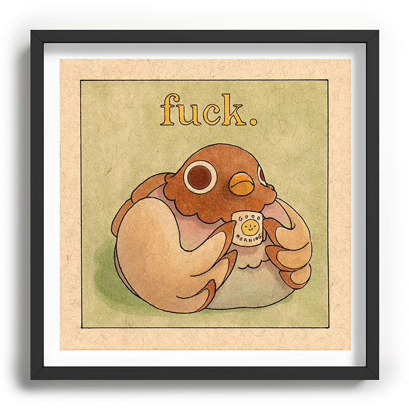 'Fuck' Pigeon 06 Framed Art Print Gallery Image 26