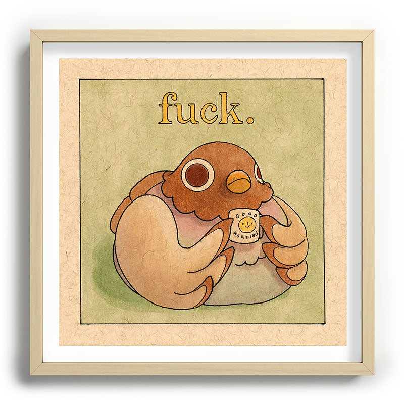 'Fuck' Pigeon 06 Framed Art Print Gallery Image 30