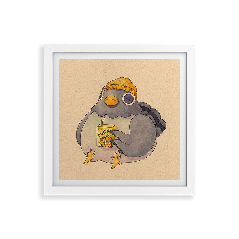 'Fuck' Pigeon 07 Framed Art Print Gallery Image 82