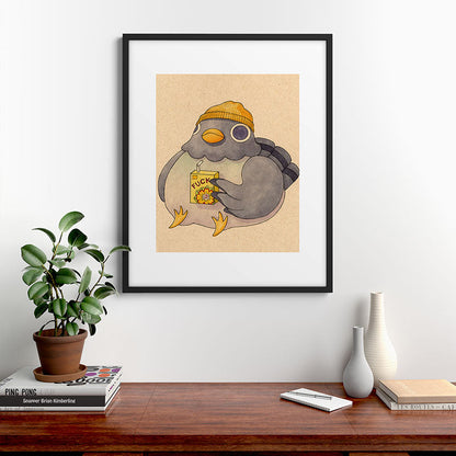 'Fuck' Pigeon 07 Framed Art Print Gallery Image 9