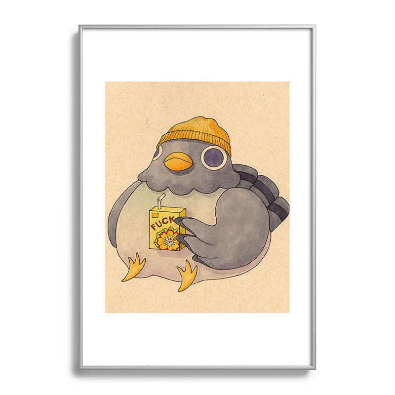 'Fuck' Pigeon 07 Framed Art Print Gallery Image 132