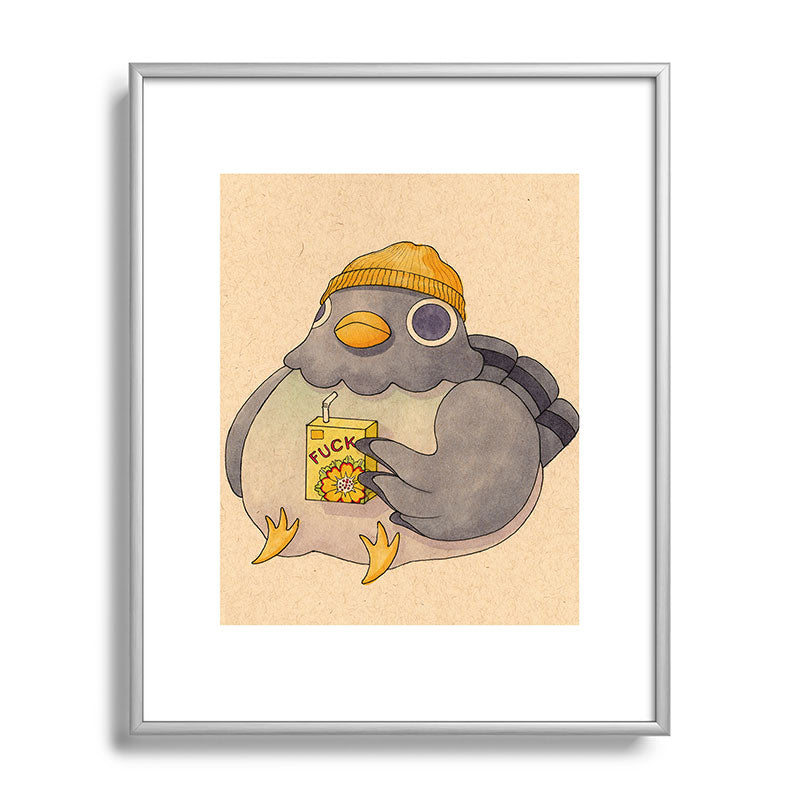 'Fuck' Pigeon 07 Framed Art Print Gallery Image 129