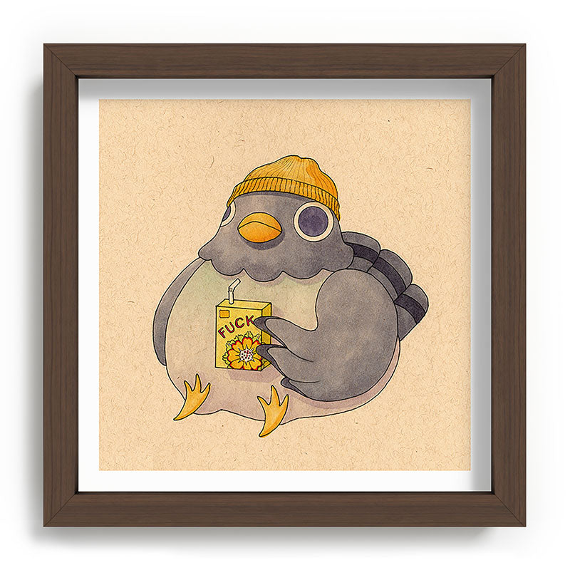'Fuck' Pigeon 07 Framed Art Print Gallery Image 98