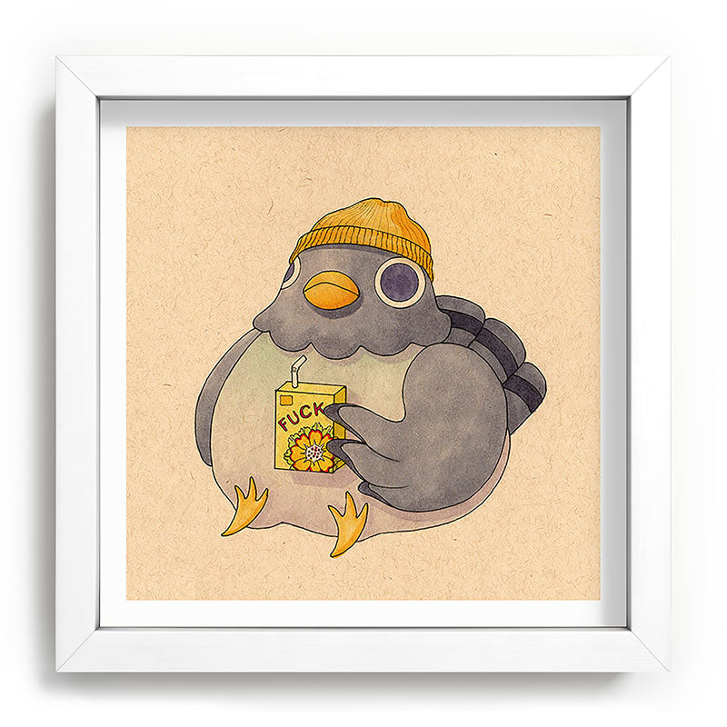 'Fuck' Pigeon 07 Framed Art Print Gallery Image 114