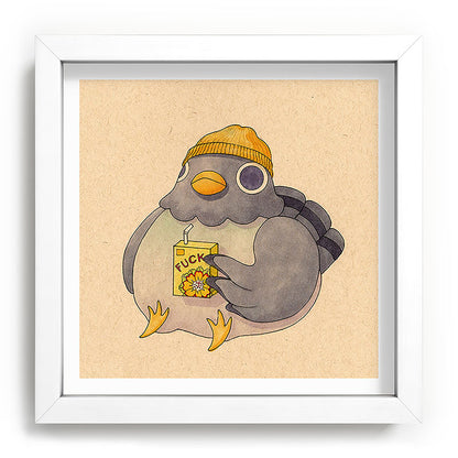 'Fuck' Pigeon 07 Framed Art Print Gallery Image 114