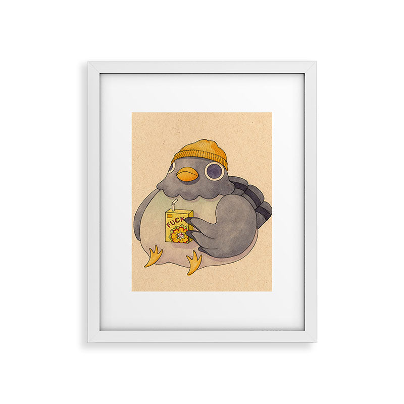 'Fuck' Pigeon 07 Framed Art Print Gallery Image 30