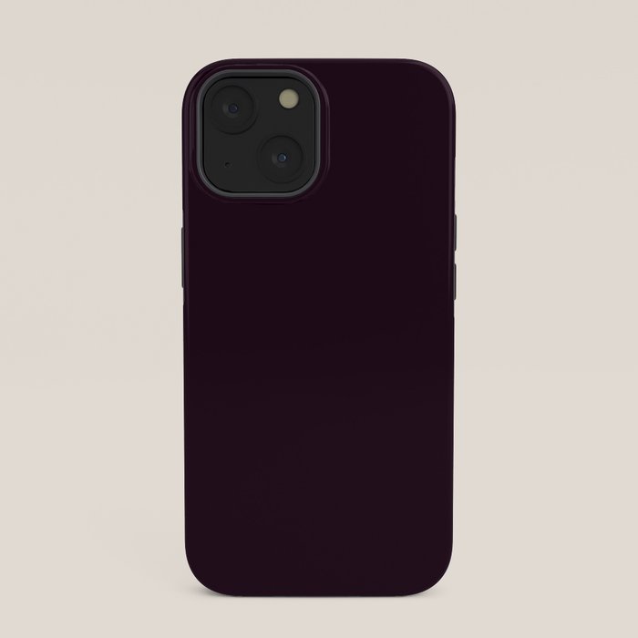 Simply Deep Eggplant Purple iPhone Case Gallery Image 33