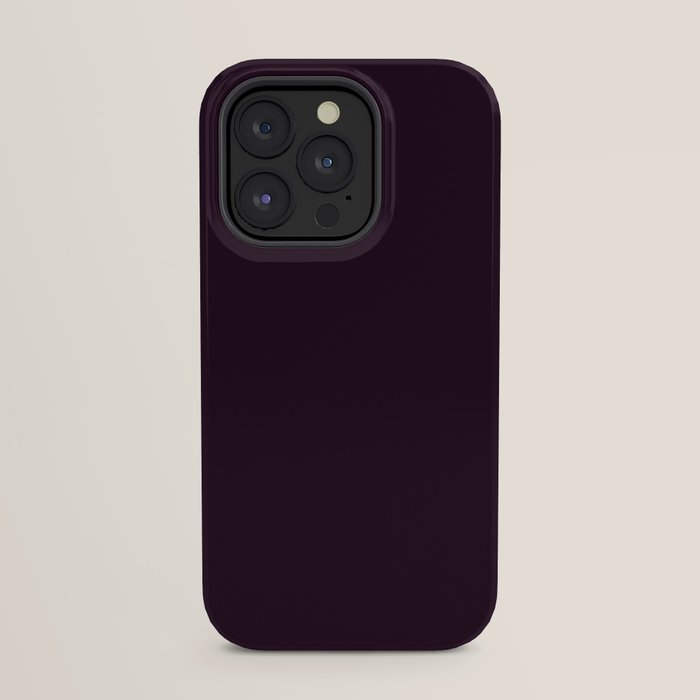 Simply Deep Eggplant Purple iPhone Case Gallery Image 23