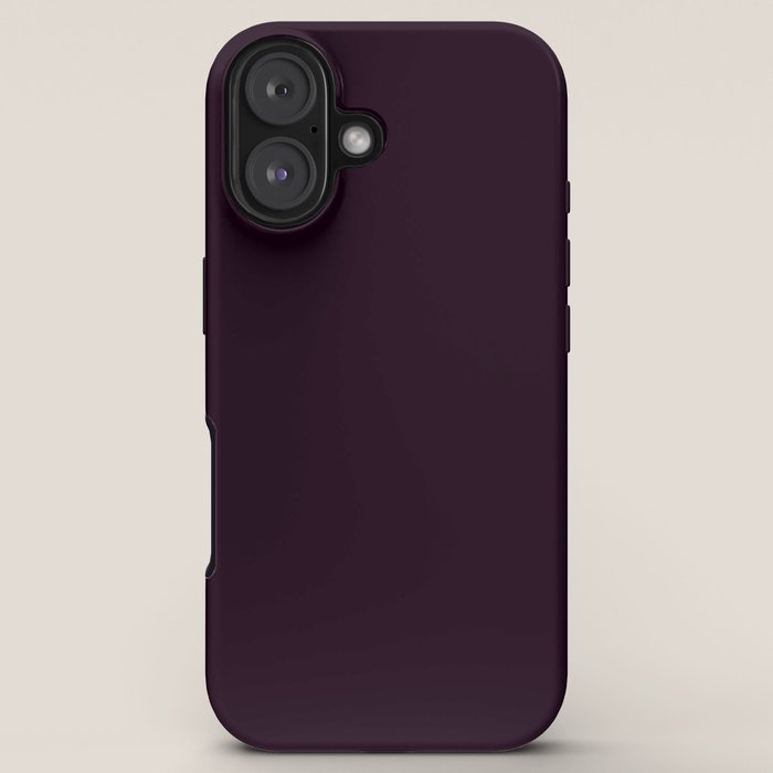 Simply Deep Eggplant Purple iPhone Case Gallery Image 5