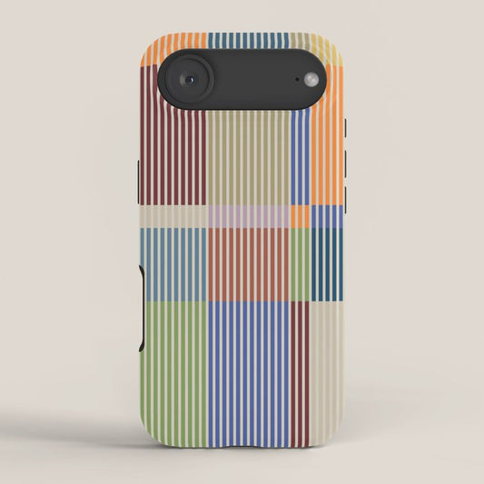 Linear Bauhaus Pattern 3. iPhone Case Gallery Image 2