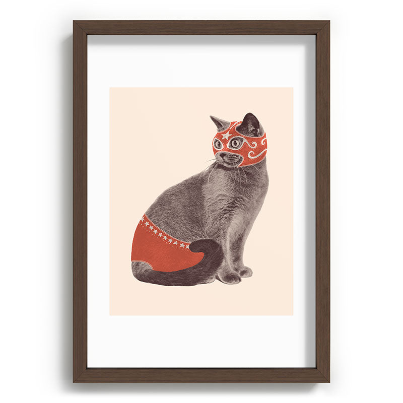 Cat Wrestler Framed Art Print Gallery Image 65