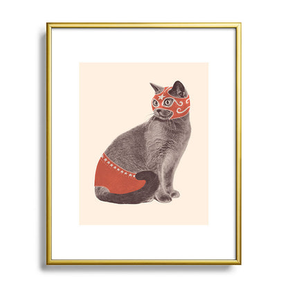 Cat Wrestler Framed Art Print Gallery Image 88