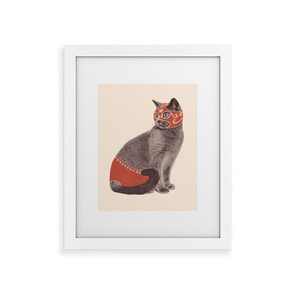 Cat Wrestler Framed Art Print Gallery Image 50