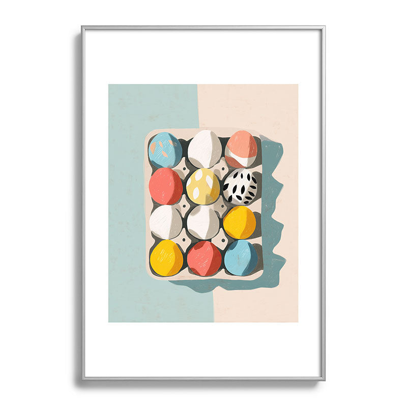Easter Egg Carton Framed Art Print Gallery Image 97