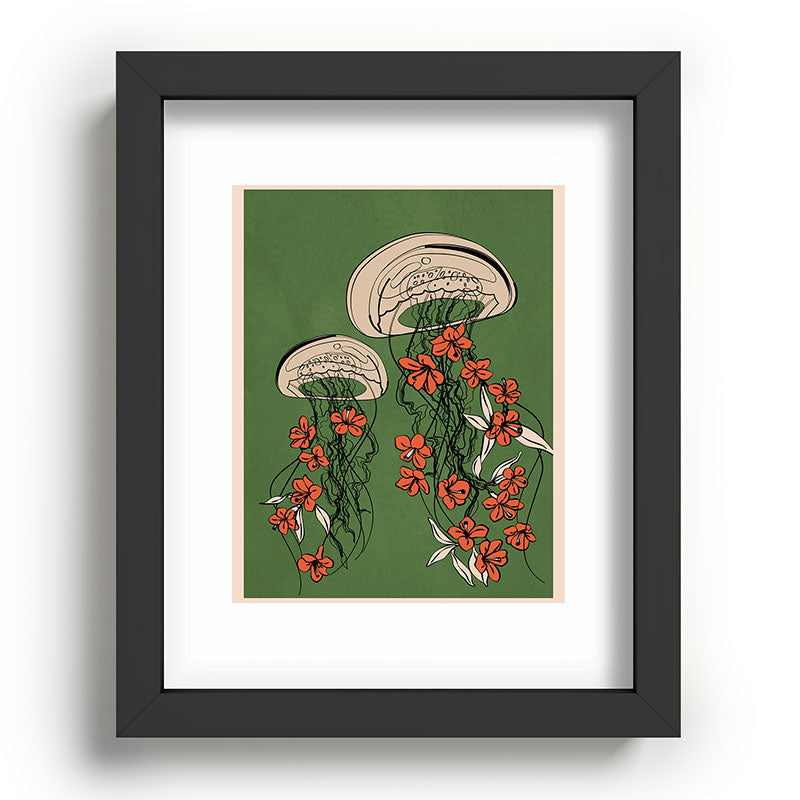 Floral Jellyfishes 2 Framed Art Print Gallery Image 58