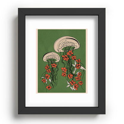 Floral Jellyfishes 2 Framed Art Print Gallery Image 58