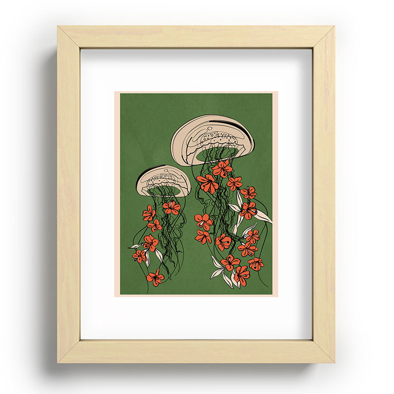 Floral Jellyfishes 2 Framed Art Print Gallery Image 69