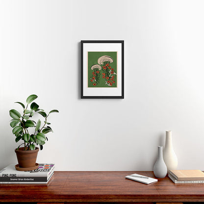 Floral Jellyfishes 2 Framed Art Print Gallery Image 3