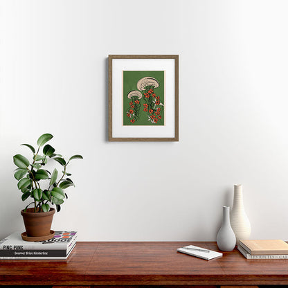 Floral Jellyfishes 2 Framed Art Print Gallery Image 11