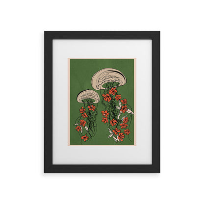 Floral Jellyfishes 2 Framed Art Print Gallery Image 29