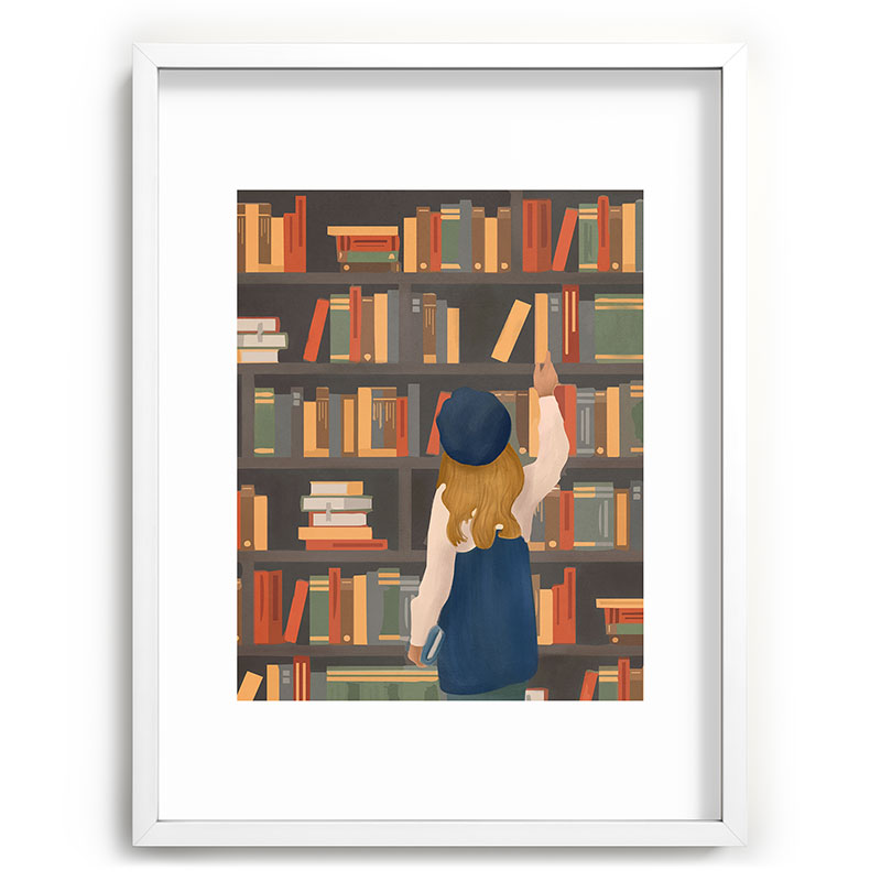 Library Love Framed Art Print Gallery Image 79