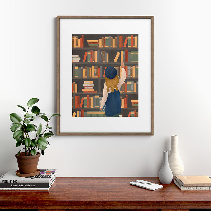 Library Love Framed Art Print Gallery Image 14