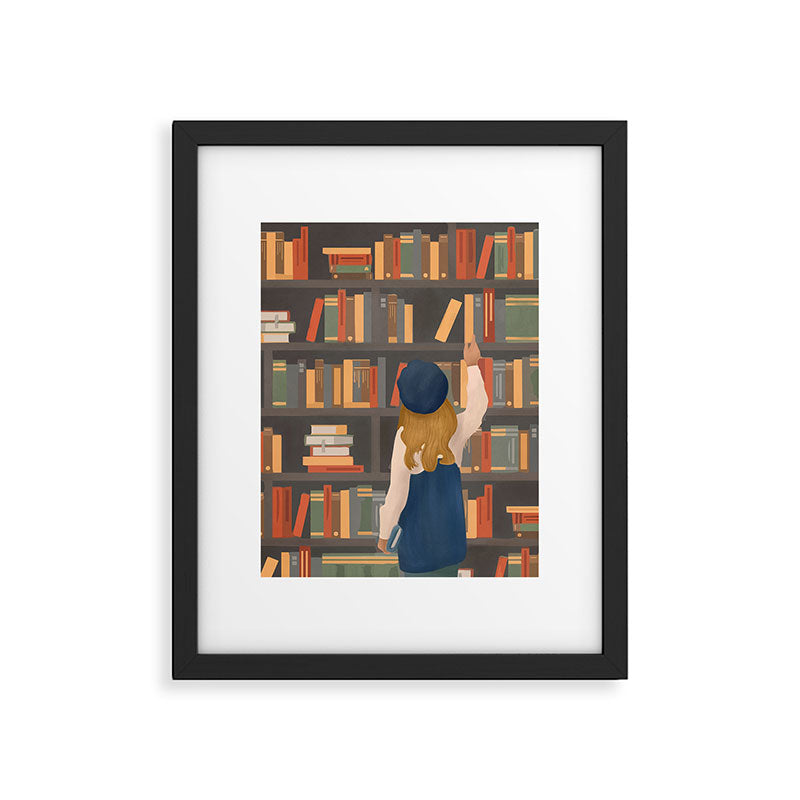 Library Love Framed Art Print Gallery Image 5