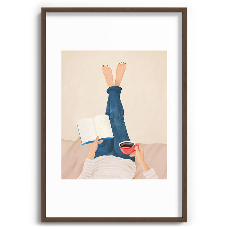 Morning Read Framed Art Print Gallery Image 68