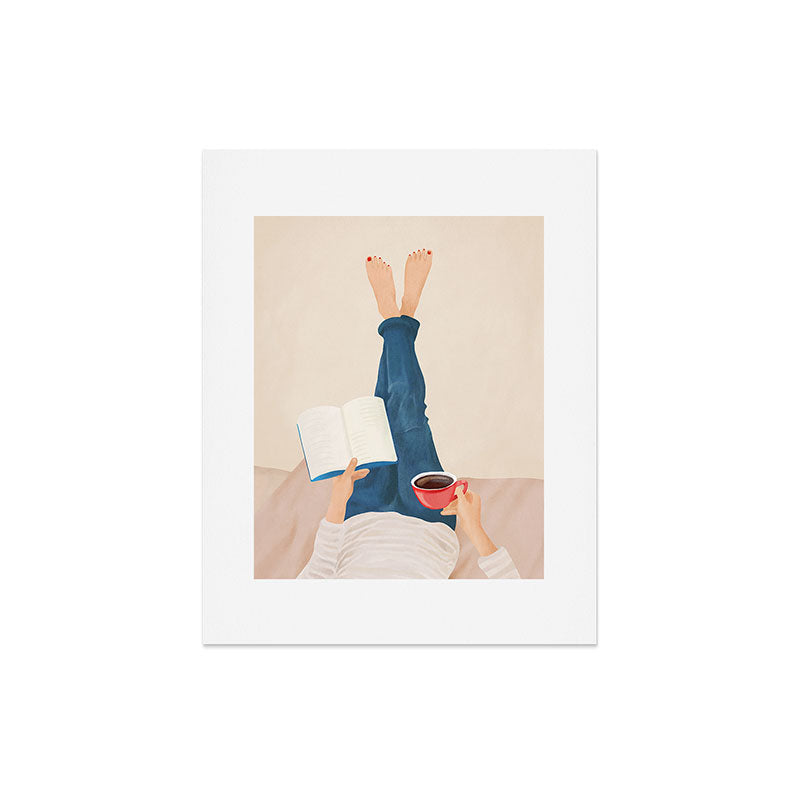 Morning Read Art Print Gallery Image 4