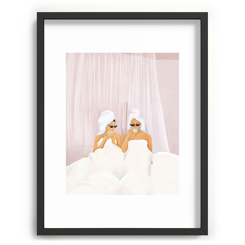 Morning with a friend Framed Art Print Gallery Image 60