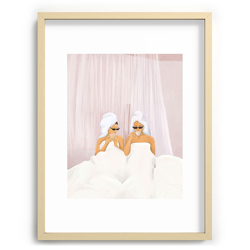 Morning with a friend Framed Art Print Gallery Image 73