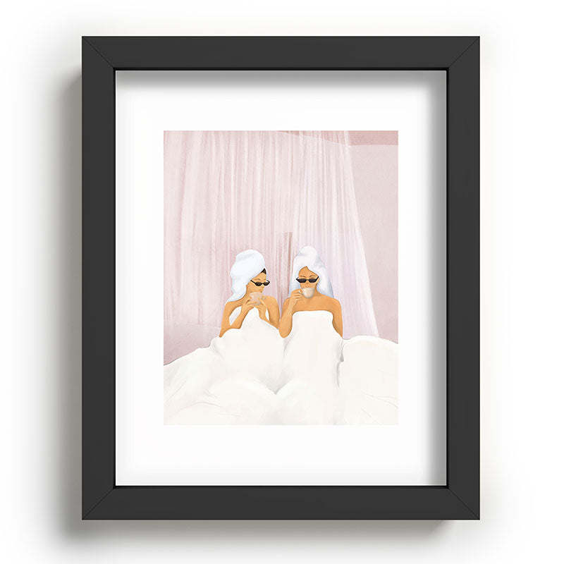 Morning with a friend Framed Art Print Gallery Image 57