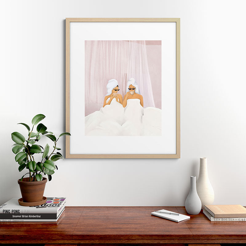 Morning with a friend Framed Art Print Gallery Image 49