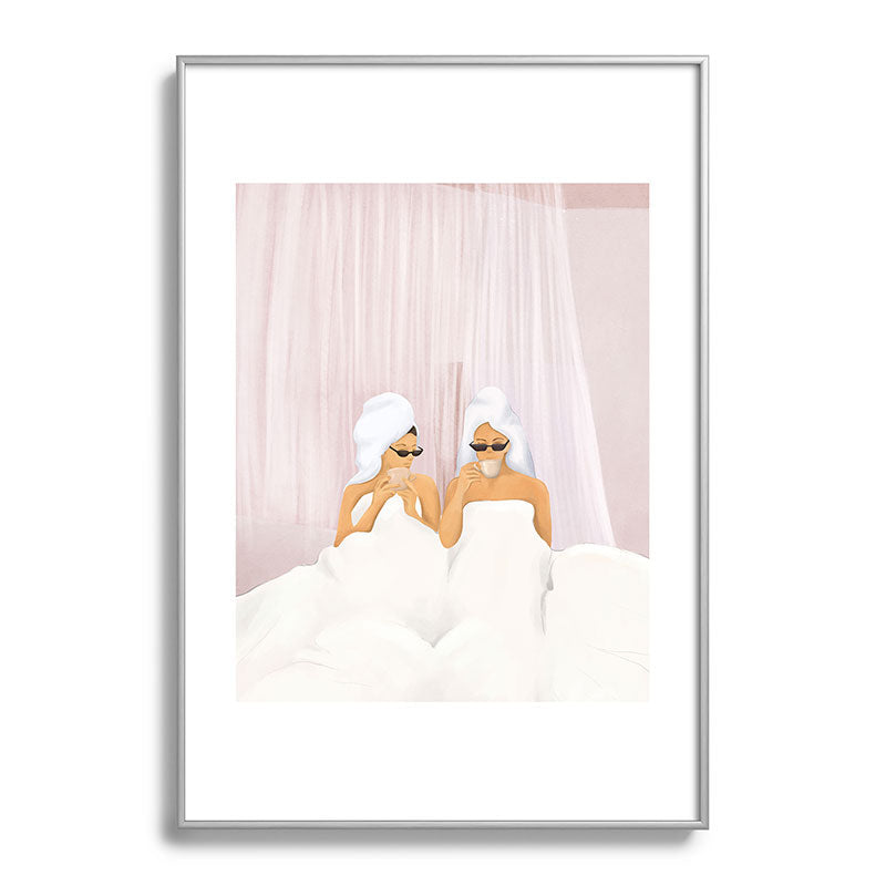 Morning with a friend Framed Art Print Gallery Image 97