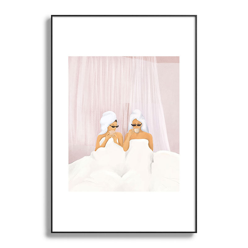 Morning with a friend Framed Art Print Gallery Image 87