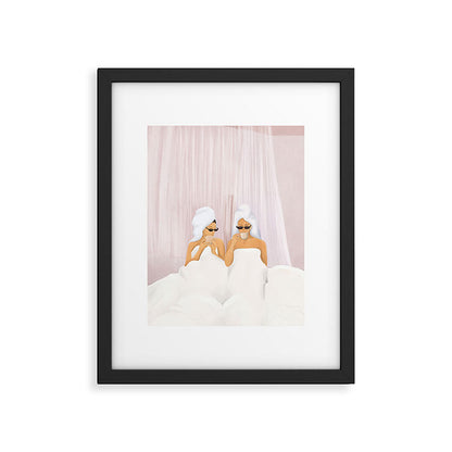 Morning with a friend Framed Art Print Gallery Image 2