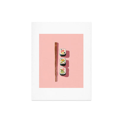 Pink Sushi Rhythm Art Print Gallery Image 6