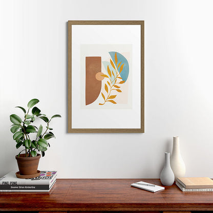 Soft Abstract Shapes 01 Framed Art Print Gallery Image 41