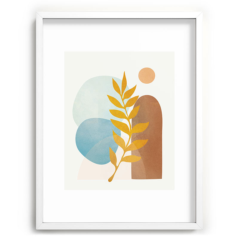 Soft Abstract Shapes 04 Framed Art Print Gallery Image 108