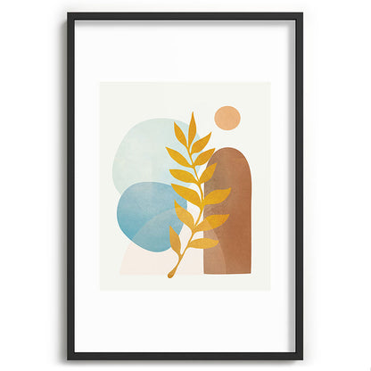 Soft Abstract Shapes 04 Framed Art Print Gallery Image 85