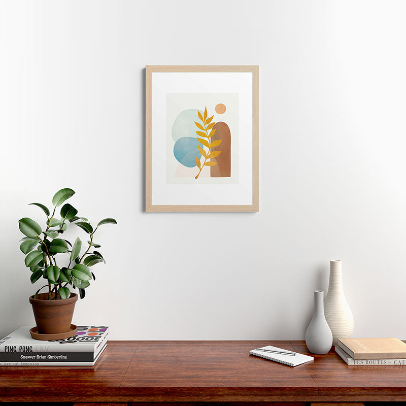 Soft Abstract Shapes 04 Framed Art Print Gallery Image 64