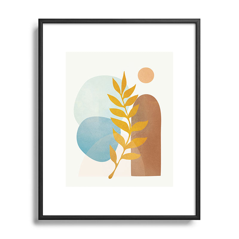 Soft Abstract Shapes 04 Framed Art Print Gallery Image 112