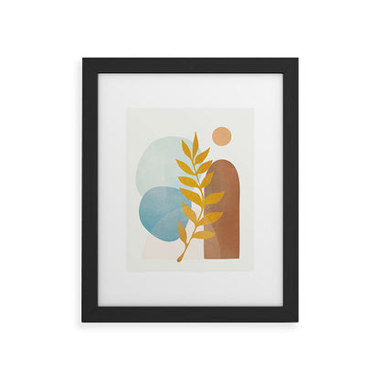 Soft Abstract Shapes 04 Framed Art Print Gallery Image 45