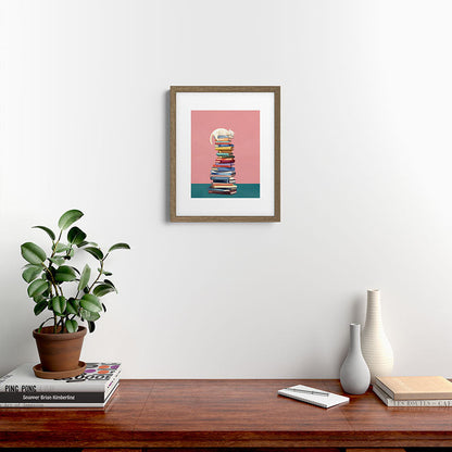 Where the Cat Dreams Framed Art Print Gallery Image 11