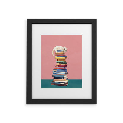 Where the Cat Dreams Framed Art Print Gallery Image 30