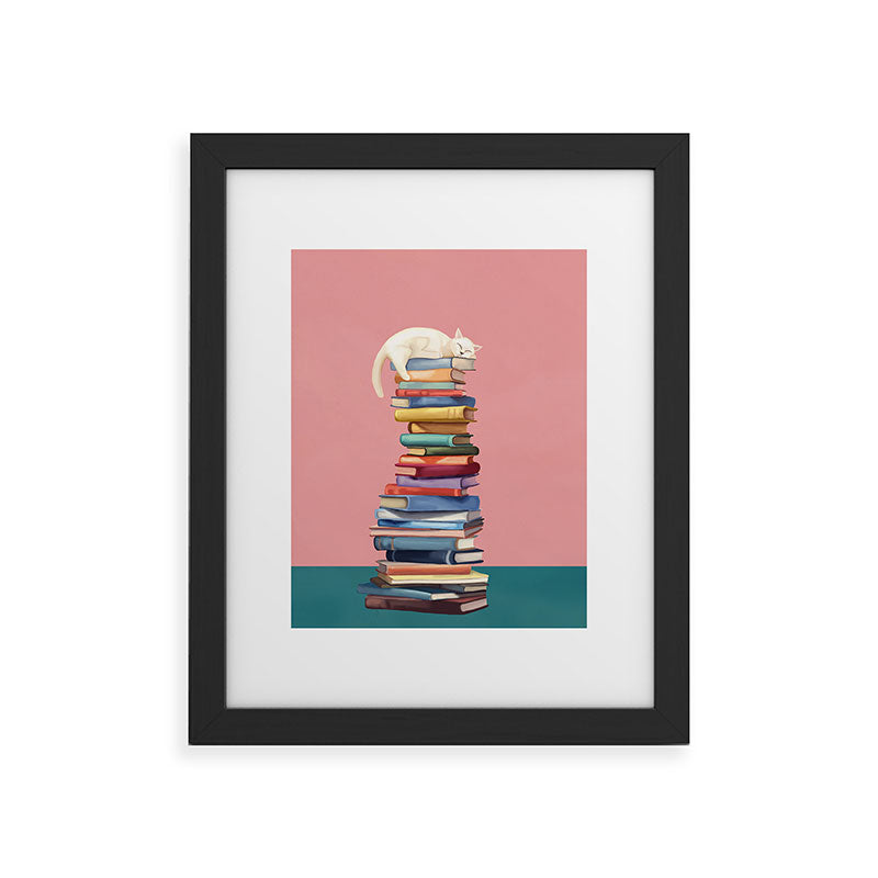 Where the Cat Dreams Framed Art Print Gallery Image 34