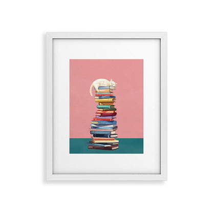 Where the Cat Dreams Framed Art Print Gallery Image 23