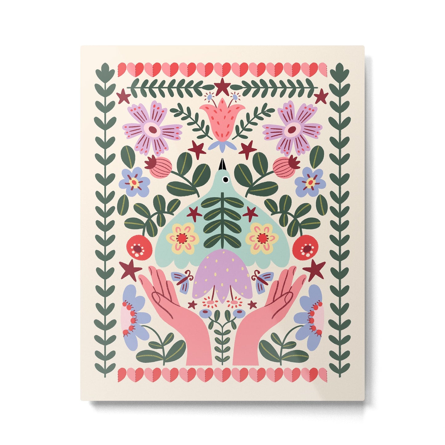 Folk Flora - Liberty Metal Print Gallery Image 2