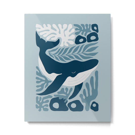 Whale Kingdom Metal Print Gallery Image 1